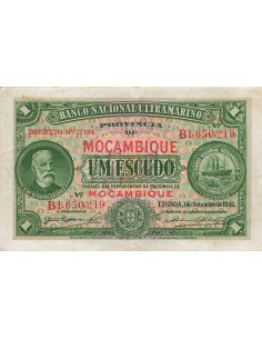 Mozambique 1 Escudo - 01-09-1941 - P.81 1 escudo 1941