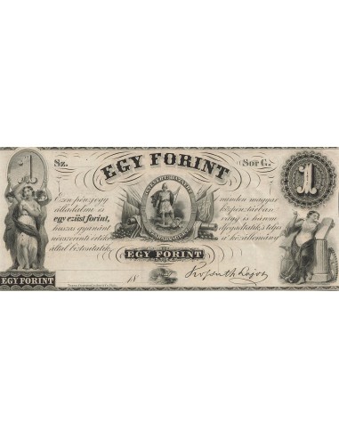 Hongrie 1 Forint - ND (1852) - P.S141 1 forint 1852