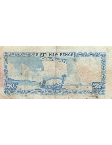 Reine d'Angleterre et du Commonwealth 50 New Pence - Elisabeth II - ND (1972) - P.28a 50 new pence 1972