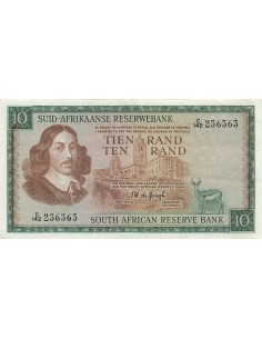 Afrique du Sud Jan Van Riebeeck 10 Rand - Jan Van Riebeeck - ND (1967) - P.114b 10 rand 1967