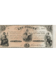 Hongrie 2 Forint - ND (1852) - P.S142 2 forint 1852