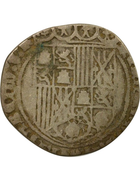 Espagne Ferdinand & Isabelle Ferdinand & Isabelle - Real Argent - 1506 / 1520 G Grenade 1 real Argent 1506-1520 Grenade