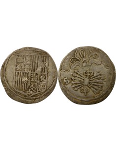Espagne Ferdinand & Isabelle Ferdinand & Isabelle - Real Argent - 1497 / 1520 S Séville 1 real Argent 1497-1520 S Séville