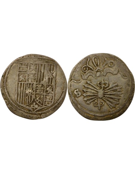 Espagne Ferdinand & Isabelle Ferdinand & Isabelle - Real Argent - 1497 / 1520 S Séville 1 real Argent 1497-1520 S Séville