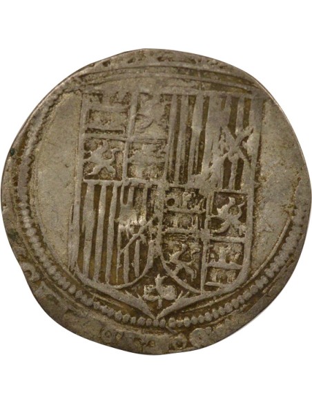 Espagne Ferdinand & Isabelle Ferdinand & Isabelle - Real Argent - 1497 / 1520 S Séville 1 real Argent 1497-1520 S Séville