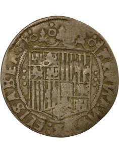 Espagne Ferdinand & Isabelle Ferdinand & Isabelle - Real Argent - 1530 / 1540 S Séville 1 real Argent 1530-1540 S Séville 2
