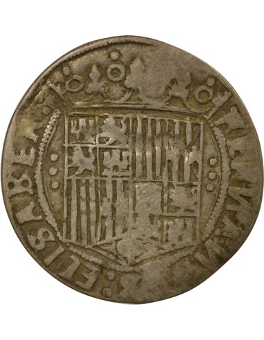 Espagne Ferdinand & Isabelle Ferdinand & Isabelle - Real Argent - 1530 / 1540 S Séville 1 real Argent 1530-1540 S Séville