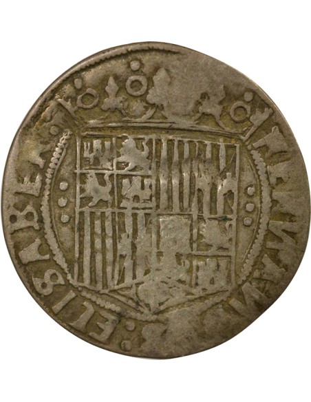 Espagne Ferdinand & Isabelle Ferdinand & Isabelle - Real Argent - 1530 / 1540 S Séville 1 real Argent 1530-1540 S Séville