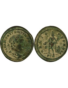 Rome Empire Constantin Ier Génie 1 ae Cuivre 307 Trèves