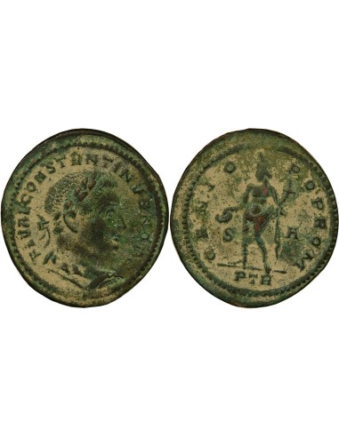 Rome Empire Constantin Ier Génie 1 ae Cuivre 307 Trèves