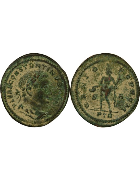 Rome Empire Constantin Ier Génie 1 ae Cuivre 307 Trèves