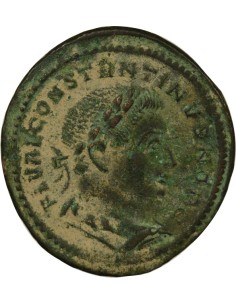 Rome Empire Constantin Ier Génie 1 ae Cuivre 307 Trèves 2