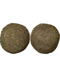 Espagne Ferdinand & Isabelle Ferdinand & Isabelle - Real Argent - 1556 / 1560 S Séville 1 real Argent 1556-1560 S Séville