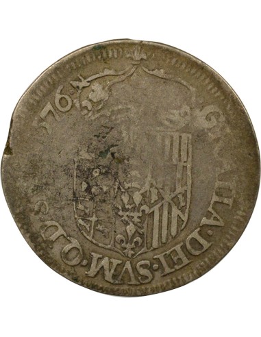 Henri II – Teston Argent - 1576 Pau 1 franc Argent 1576 Pau
