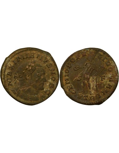 Rome Empire Galère Génie 1 ae Cuivre 303-305 Trèves