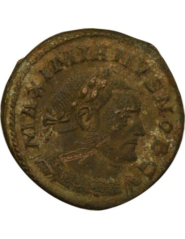 Rome Empire Galère Génie 1 ae Cuivre 303-305 Trèves