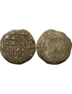 Espagne Ferdinand & Isabelle Ferdinand & Isabelle - Real Argent - 1557 / 1566 T Tolède 1 real Argent 1557-1566 Tolède