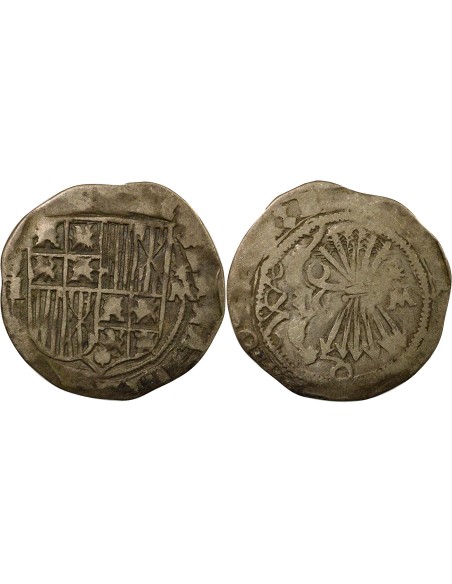 Espagne Ferdinand & Isabelle Ferdinand & Isabelle - Real Argent - 1557 / 1566 T Tolède 1 real Argent 1557-1566 Tolède