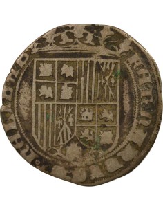 Espagne Ferdinand & Isabelle Ferdinand & Isabelle - Real Argent - 1520 / 1525 B Burgos 1 real Argent 1520-1525 Burgos 2