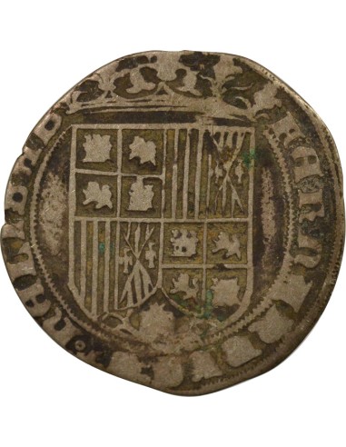 Espagne Ferdinand & Isabelle Ferdinand & Isabelle - Real Argent - 1520 / 1525 B Burgos 1 real Argent 1520-1525 Burgos