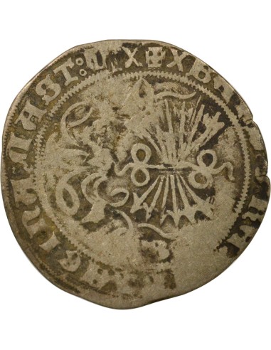Espagne Ferdinand & Isabelle Ferdinand & Isabelle - Real Argent - 1520 / 1525 B Burgos 1 real Argent 1520-1525 Burgos