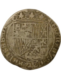 Espagne Ferdinand & Isabelle Ferdinand & Isabelle - Real Argent - 1530 / 1540 S Séville 1 real Argent 1530-1540 S Séville 2