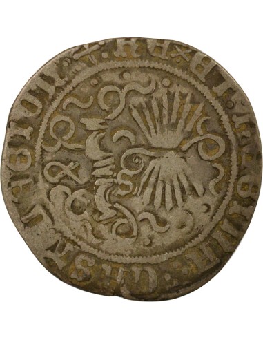 Espagne Ferdinand & Isabelle Ferdinand & Isabelle - Real Argent - 1530 / 1540 S Séville 1 real Argent 1530-1540 S Séville