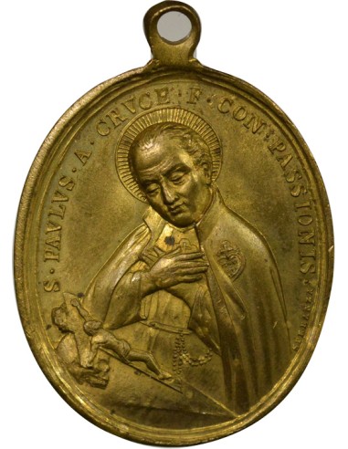 Paul de la Croix - Médaillon Laiton 1 médaille Laiton
