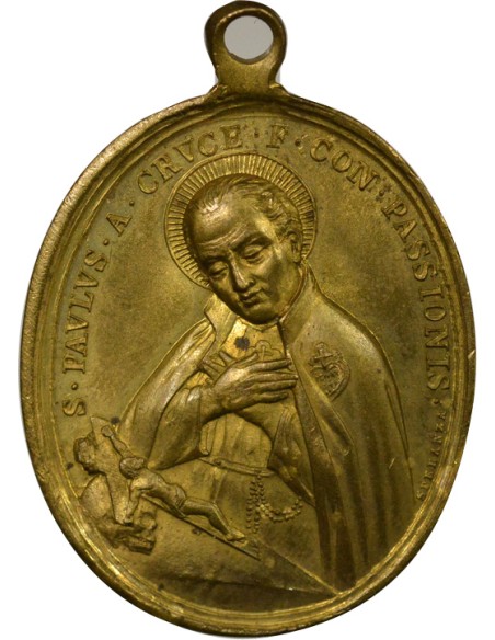 Paul de la Croix - Médaillon Laiton 1 médaille Laiton