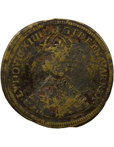 Conrad Lauffer - 1643 / 1668 Nuremberg 1 jeton Laiton 1643-1668 Nuremberg