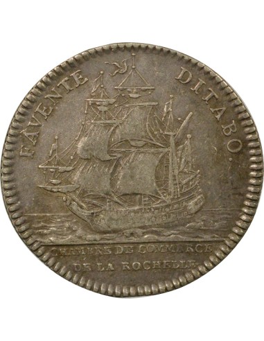 Louis XV Chambre de Commerce de la Rochelle 1 jeton Argent