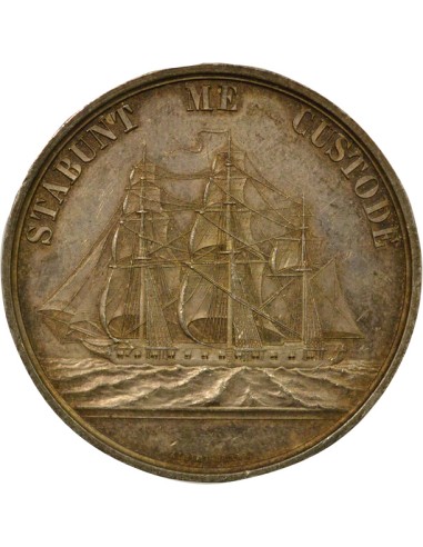 Compagnie d'Assurances Maritimes de Bordeaux 1 jeton Argent 1859 (1860-1879)