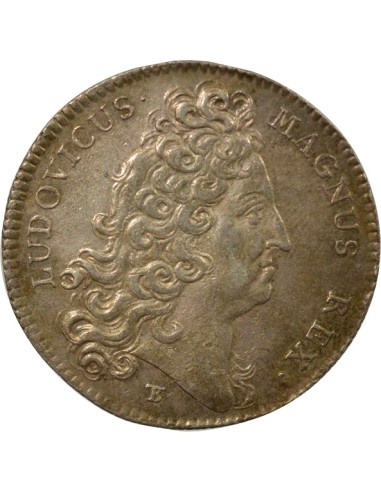 Louis XIV Trésor Royal 1 jeton Argent 1711