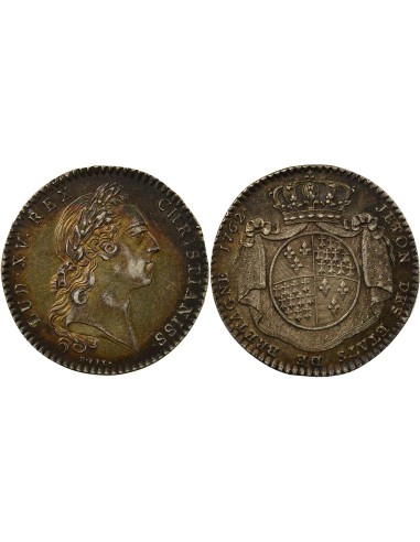 Louis XV Etats de Bretagne Argent 1762