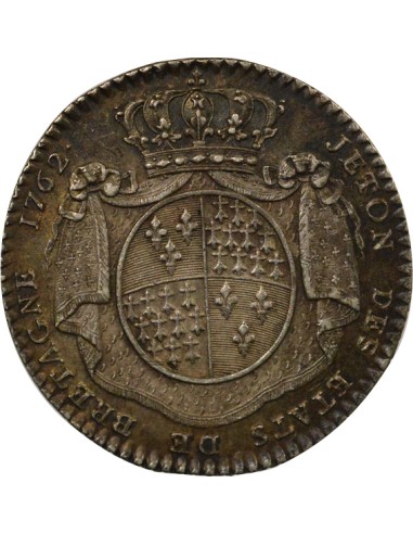 Louis XV Etats de Bretagne Argent 1762