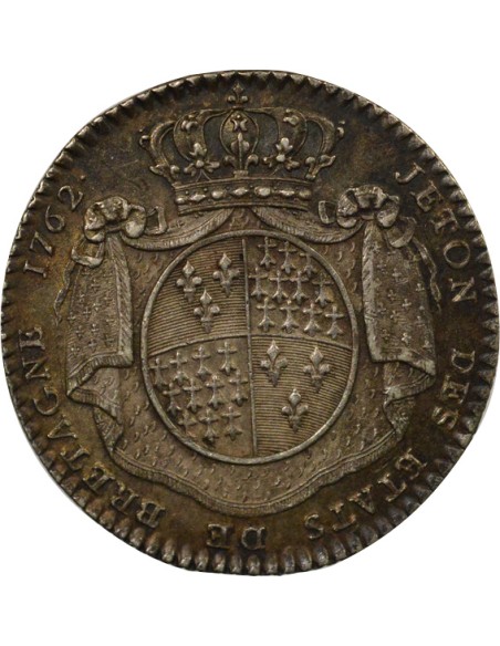 Louis XV Etats de Bretagne Argent 1762