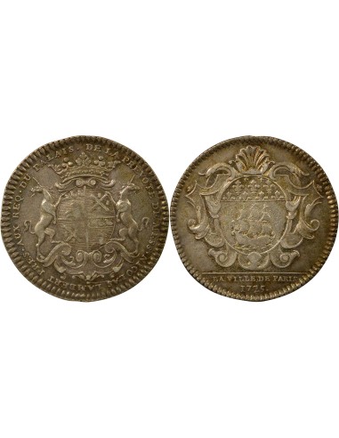 Nicolas Lambert Prévôt de Paris 1 jeton Argent 1725