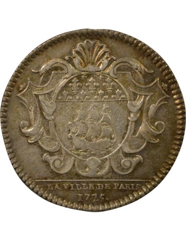 Nicolas Lambert Prévôt de Paris 1 jeton Argent 1725