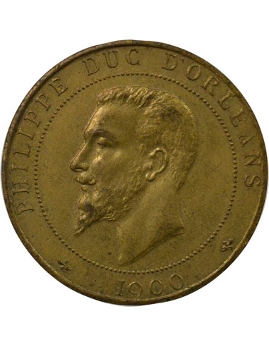 Duc d'Orléans - Médaille Laiton - 1900 Paris 1 médaille Laiton 1900 A Paris