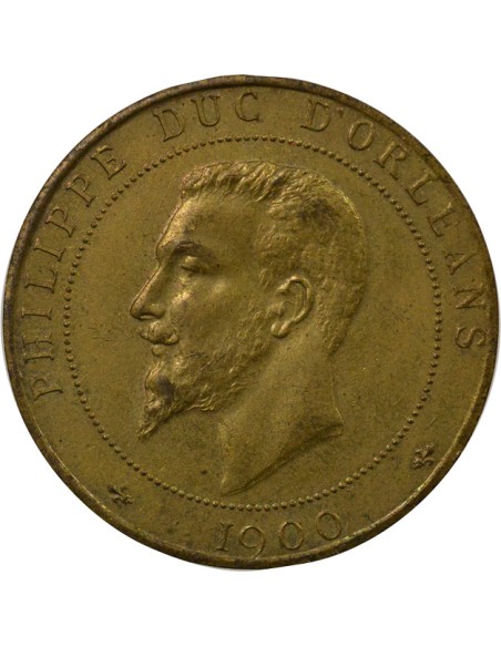 Duc d'Orléans - Médaille Laiton - 1900 Paris 1 médaille Laiton 1900 A Paris