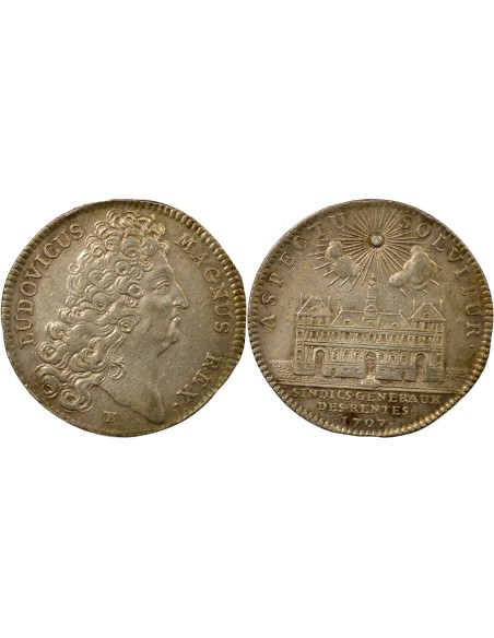 Louis XIV Syndics Généraux des Rentes Argent 1707
