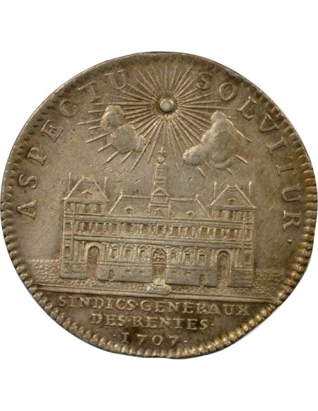 Louis XIV Syndics Généraux des Rentes Argent 1707