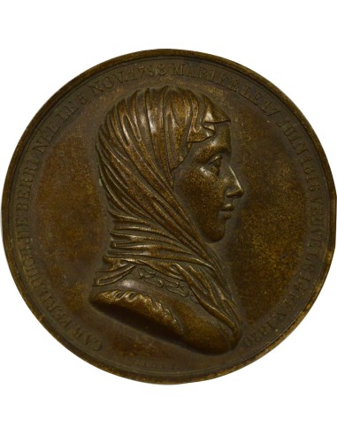 Marie Caroline Ferdinande - Médaille Bronze - 1821 1 jeton Bronze 1821