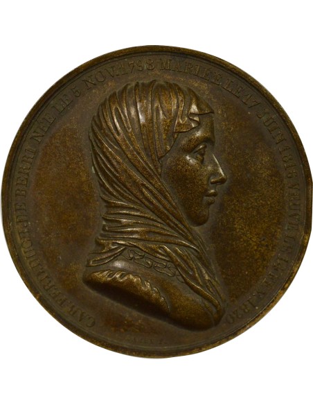 Marie Caroline Ferdinande - Médaille Bronze - 1821 1 jeton Bronze 1821