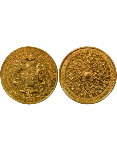 Pays-Bas Exposition Internationale d'Amsterdam 1 médaille Cuivre Doré 1895