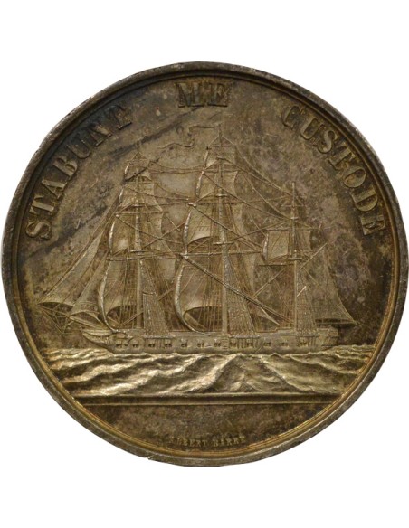 Compagnie d'Assurances Maritimes de Bordeaux 1 jeton Argent 1859 (1859-1860)