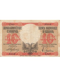 Albanie 10 Lek - ND (1940) - P.11 10 lek 1940