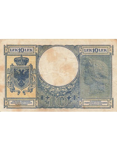 Albanie 10 Lek - ND (1940) - P.11 10 lek 1940