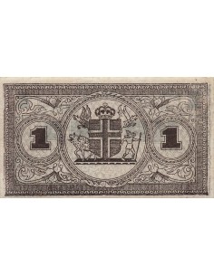 Islande 1 Krona - 1941 - Brun - P.22f 1 krona 1941 2