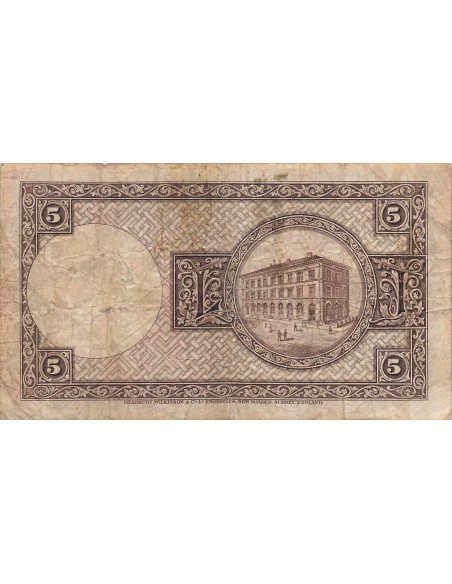 Islande 5 Kronur - Jon Eriksson - 15-04-1928 - P.27 5 kronur 1928